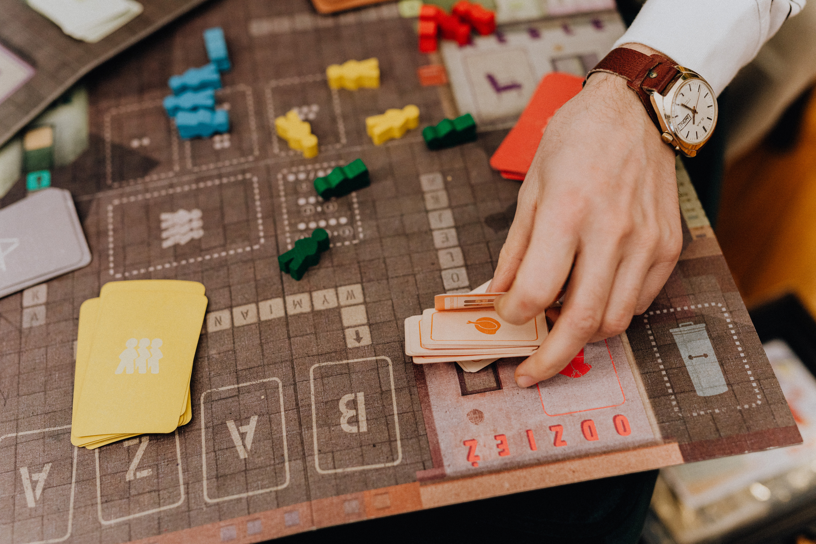 Hand on Board Game